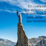 Hombre en la cima