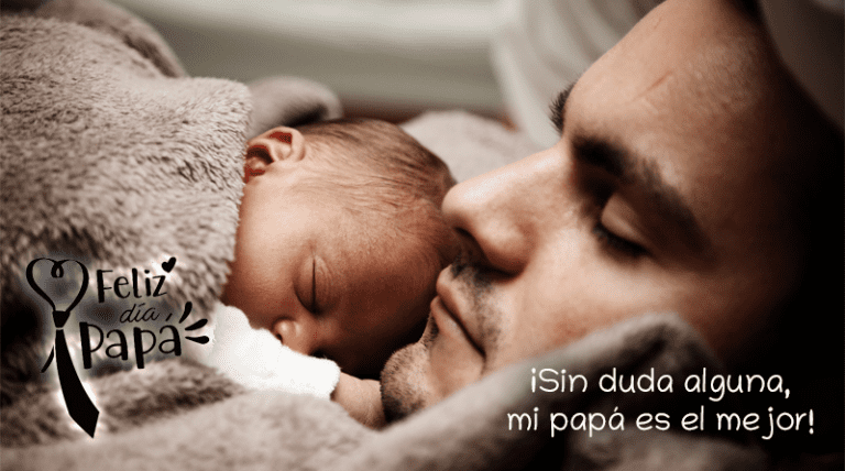 papá con su hijo