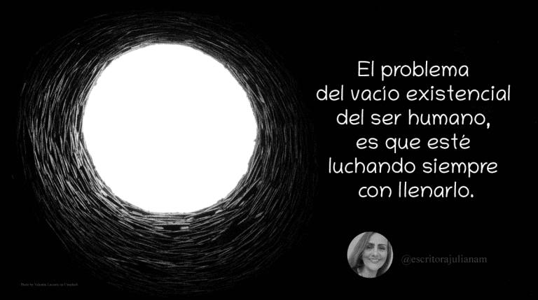 hueco proyectando el vacío